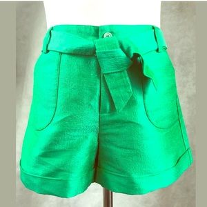 bySMITH By Smith New York Green SoHo Silk Shorts
